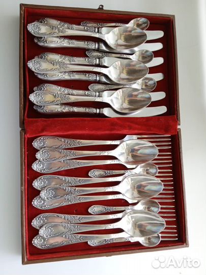 Мельхиоровый набор