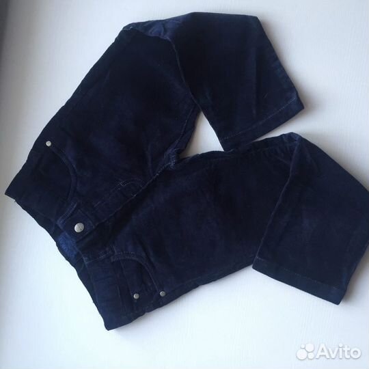 Брюки вельвет д/м рост 92-98