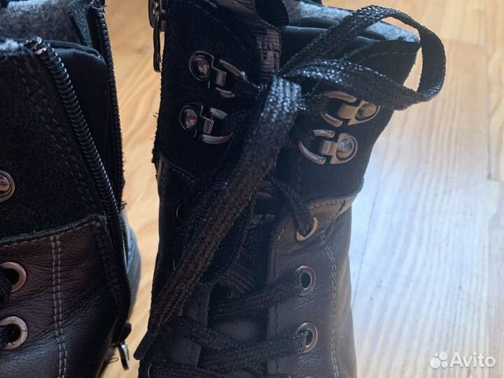 Ботинки для девочки утеплённые