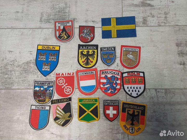 Шевроны, наклейки из разных стран