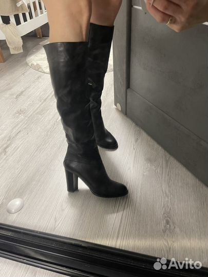 Сапоги женские натуральная кожа Basconi