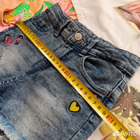 Комплект: шорты+футболки, р. 110