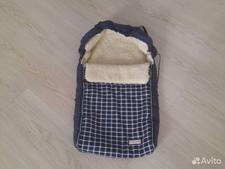 Зимний конверт, овечья шерсть Stroller B&E