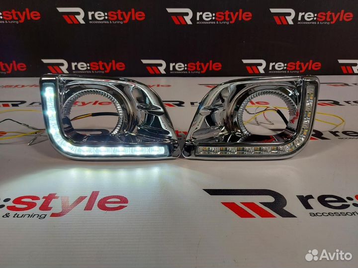 Накладки на туманки Land Cruiser Prado 150 K1630