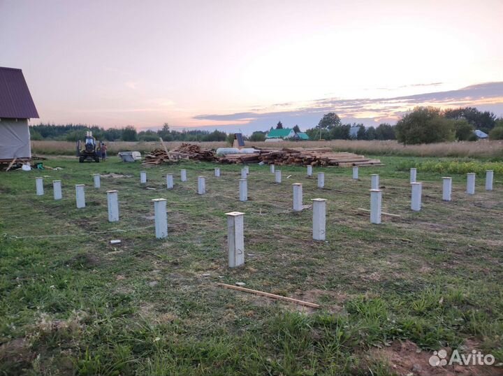 Фундамент жб сваи