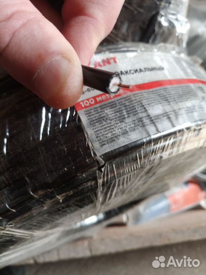 Кабель коаксиальный RG-6U, внешний 75 Ом