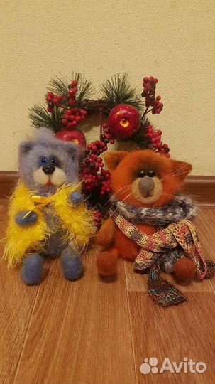 Котик ручная работа