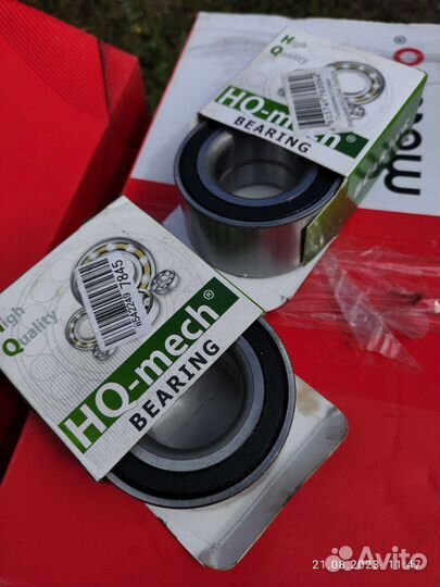 Подшипники ступицы передний 37х72х37