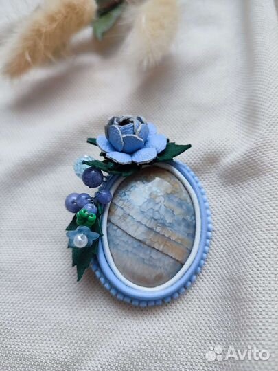 Брошь ручной работы