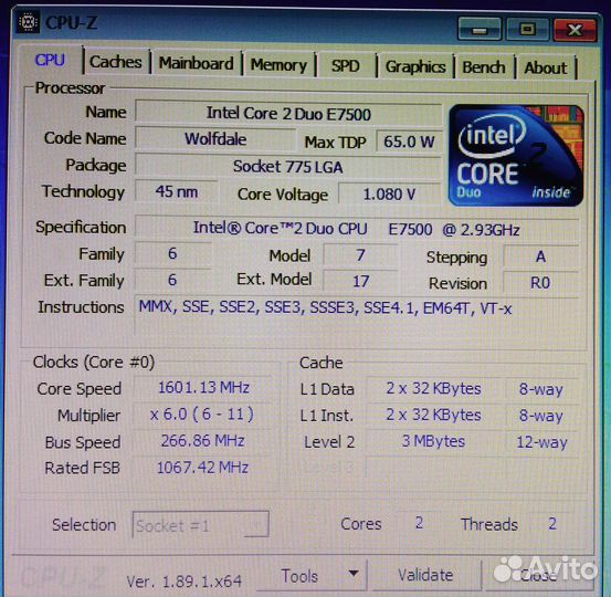Процессоры Core 2 Duo E7500, Celeron D 320; кулеры
