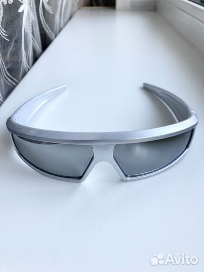 Очки Dolce Gabbana зеркальные серебристые