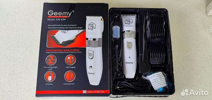 Беспроводная Машинка дляживотных GM634 Новая