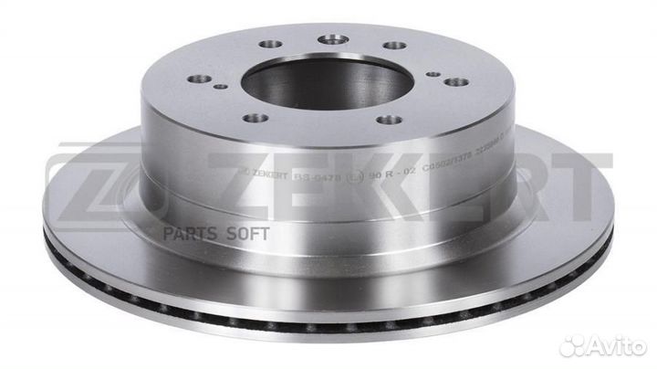 Диск торм. задн. Mitsubishi Pajero Sport III 15- zekkert BS6478