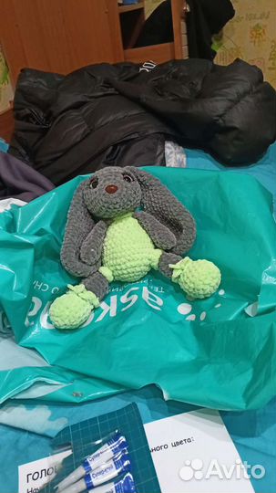 Кроликигрушки вязанные на заказ