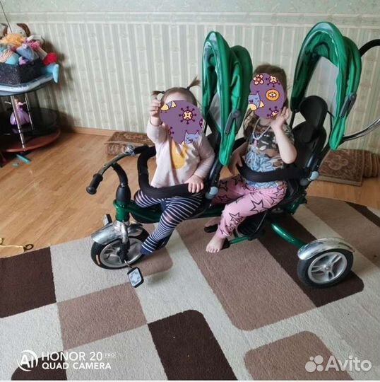 Велосипед для двойни или погодок