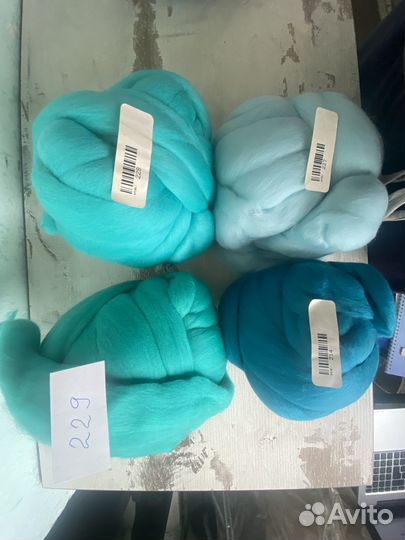 Шерсть для валяния 19 мкр Германия