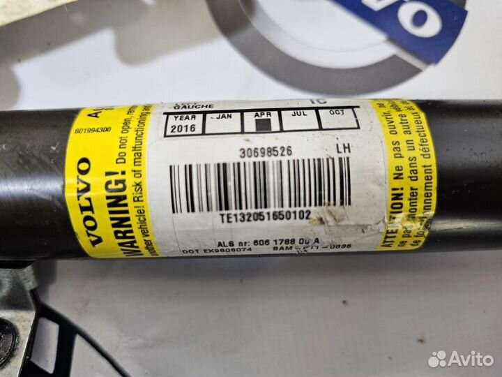 Подушка безопасности левая шторка Volvo S80 I