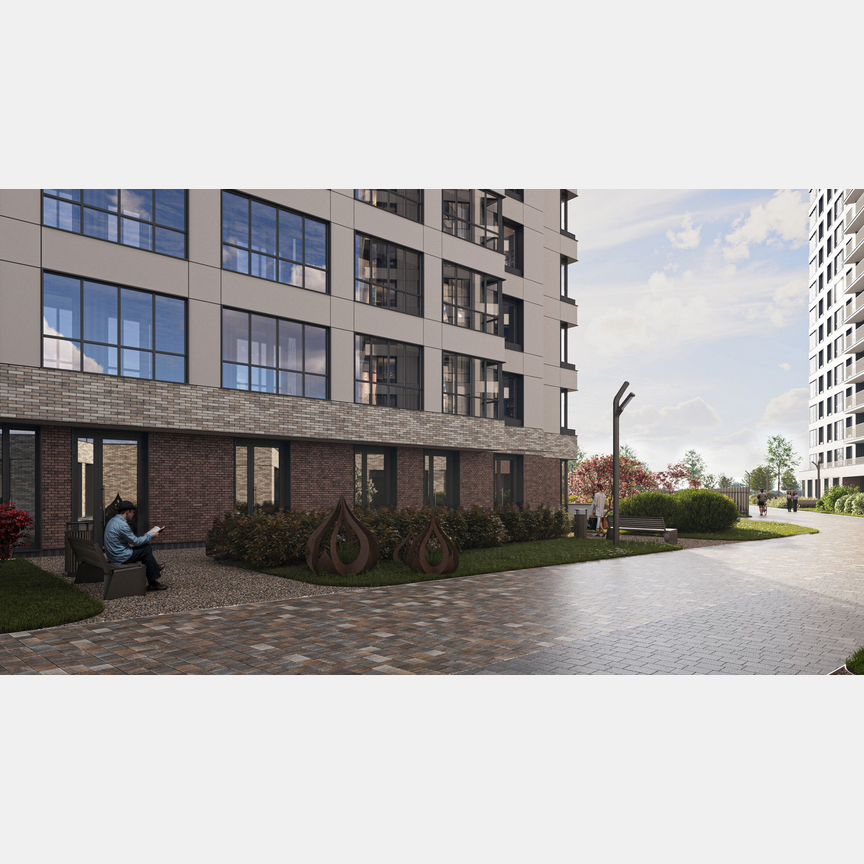 1-к. квартира, 42 м², 4/18 эт.