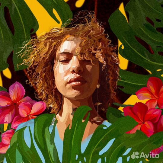 Цифровой портрет по фото, художник иллюстратор