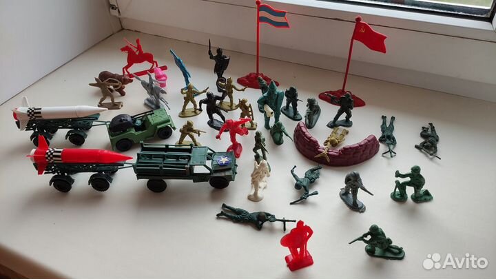 Солдатики Индейцы Всадники Оритет Фигурки 90-х