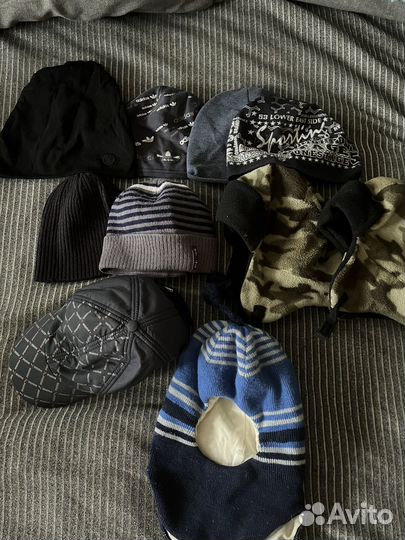 Шапки легкие, флис, кепка утепленная, шлем зима