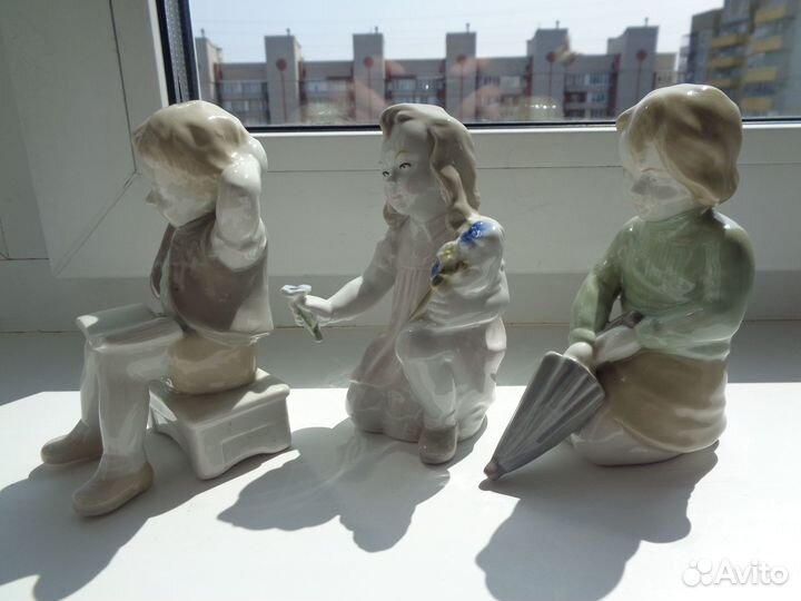 Статуэтки Дети Фарфор Германия