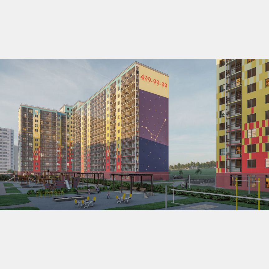 1-к. квартира, 38,6 м², 7/15 эт.