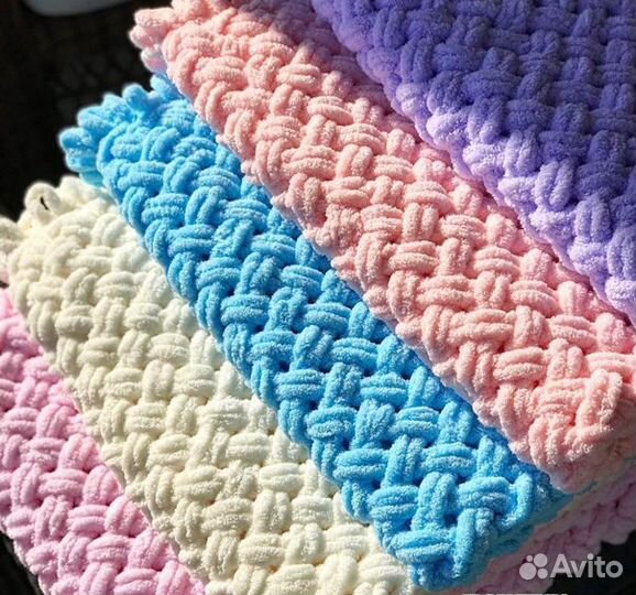 Плед из Ализе пуффи