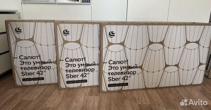 Телевизор Sber 42 диагональ,2024г гарантия