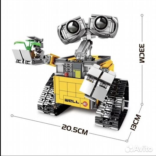 Конструктор Робот валл-И, 677деталей
