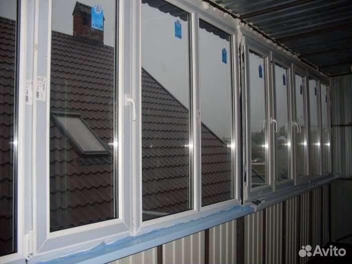 Пластиковая лоджия под ключ