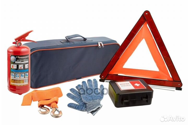 Автомобильный набор серый/оранжевый Plus без лого