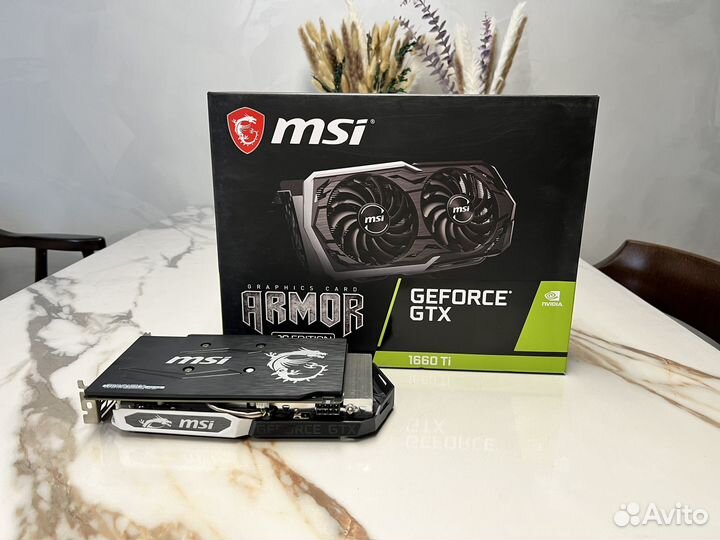 GTX 1660 Ti MSI на гарантии