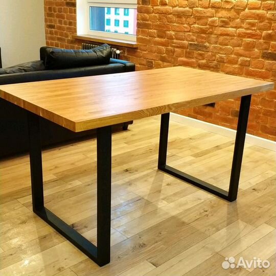 Стол из Массива дуба Цельноламельного