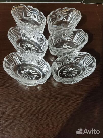 Солонка хрустальная СССР