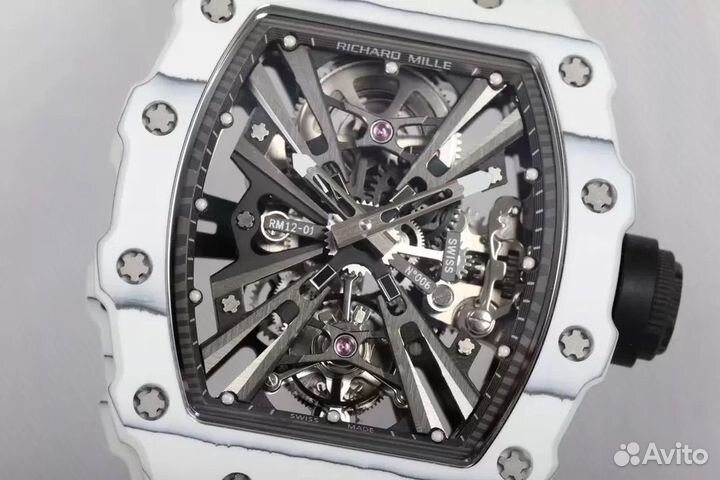 Richard Mille RM белый карбон