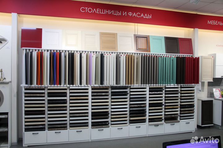 Столешница Опал тёмный длина 3050 мм