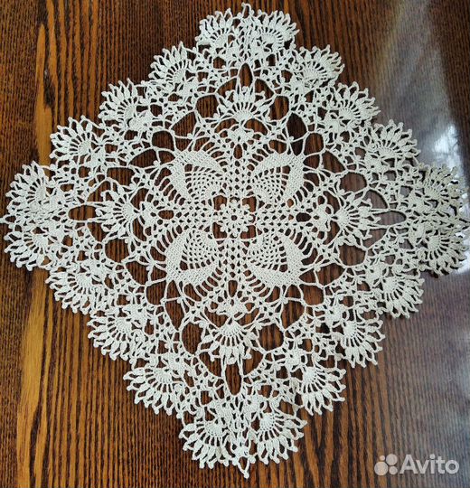 Новые ажурные салфетки ручной работы