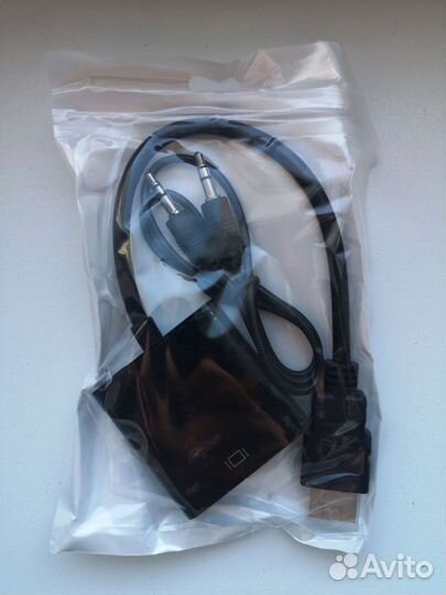 Переходник vga hdmi (+ jack 3.5 ) AUX