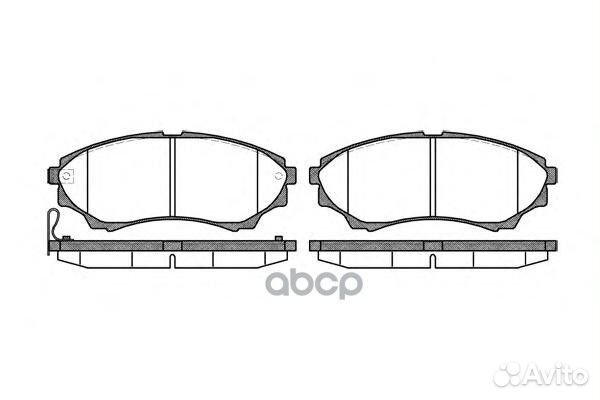 1151 00 колодки дисковые п Ford Ranger 2.5TDi 02