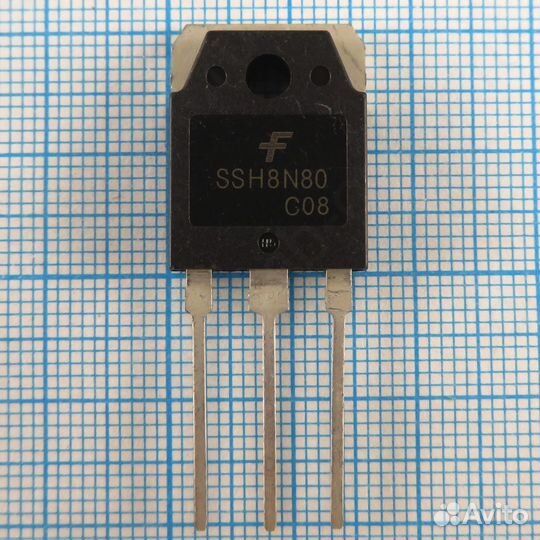 SSH8N80 800V 8A TO247 - N канальный транзистор
