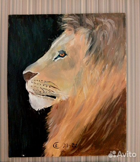 Картина на грунтованном картоне 