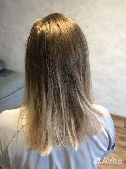 Кератин, восстановление волос модели