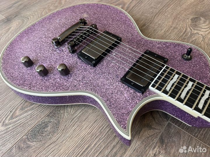 ESP E-II Eclipse DP Purple Sparkle