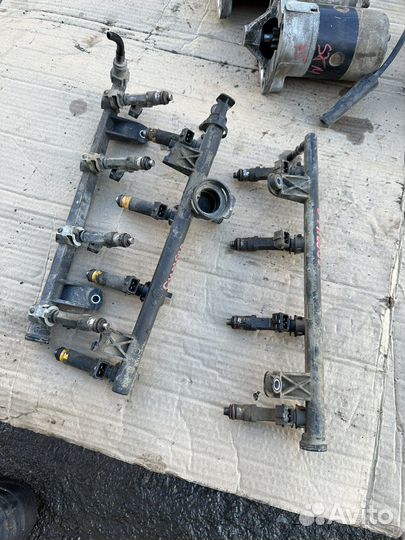 Рампа в сборе с форсунками Renault Logan 1 1,6