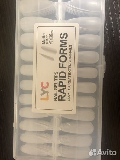 Верхние формы, гелевые типсы