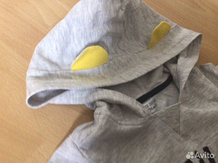 Толстовка тонкая с капюшоном