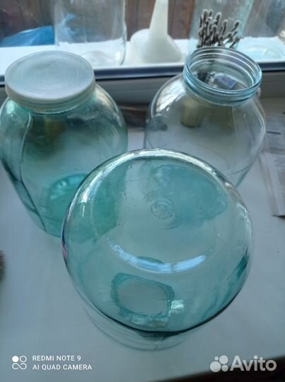 Банка 3л и бутыль 20л стеклянные по госту СССР