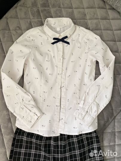 Блузки школьные 128-134