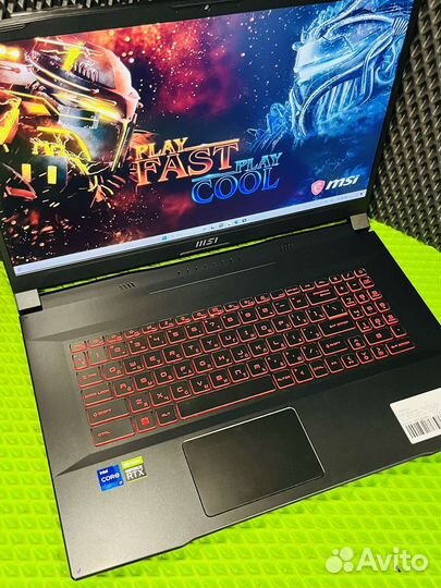 Игровой ноутбук MSI i7-11800h/RTX-3060
